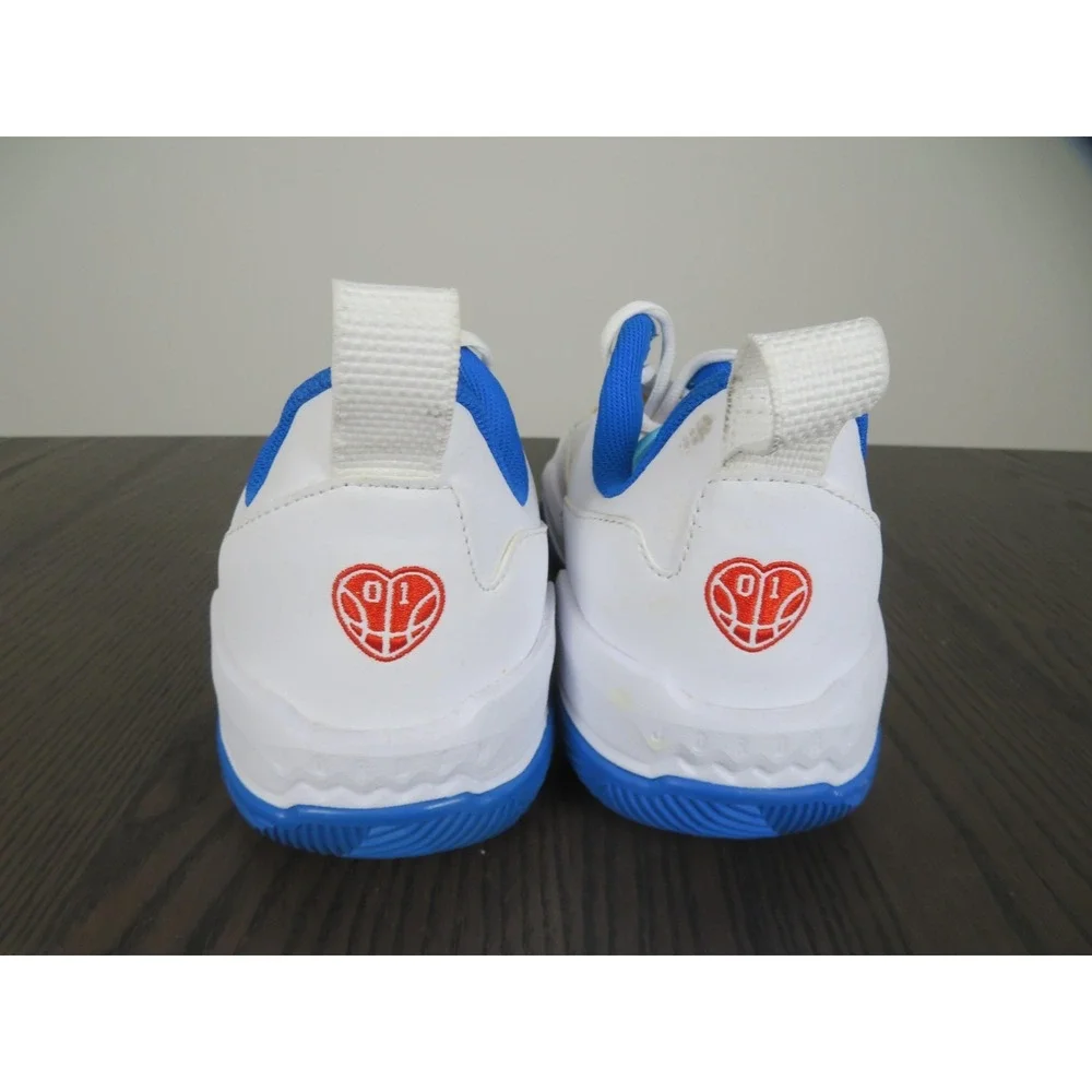 Nike Jordan One Take 4 Shoes Mens 8.5 White Blue Basketball Sneakers DO7193-164